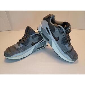Nike: Air Max 90 GS: CD6864-015: Youth 5Y: Anthracite Dark Grey: Leather: Preown